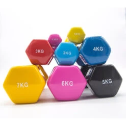 2 Unidades 9 Kg Mancuernas Pesas Hexagonales De Vinilo Fitness Gimnasia Azul -Fit Tienda 2 unidades 9 kg mancuernas pesas hexagonales de vinilo fitness gimnasia azul 2