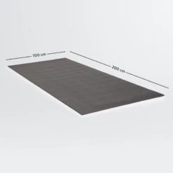 Alfombrilla Protección Suelo Equipos Fitness Talla S 55x55 Cm -Fit Tienda alfombrilla proteccion suelo equipos fitness talla l 100x200 cm