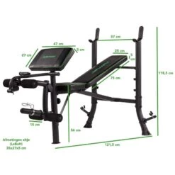BANCO DE PESAS WB40 COMPACT WIDTH WEIGHT BENCH TUNTURI -Fit Tienda banco de pesas wb40 compact width weight bench tunturi 4