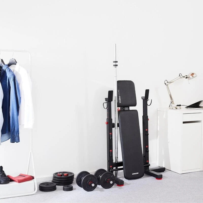 Banco Musculación Con Rack Plegable Corength 6 Banco Musculación Con Rack Plegable Corength - Imagen 4