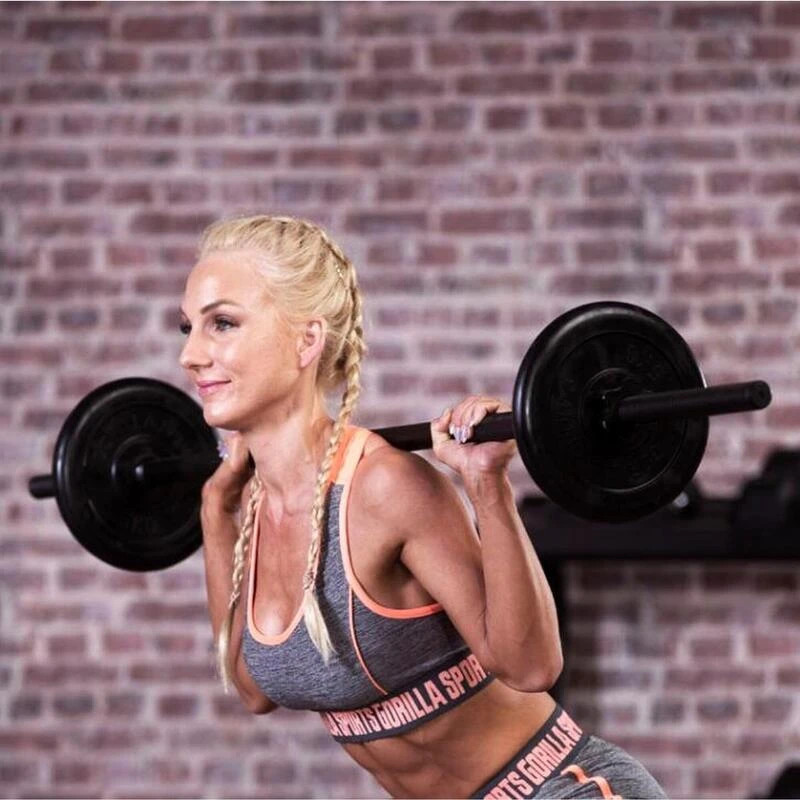 Barra De Pesas Gorilla Sports En Negro De 170cm Diámetro 30/31 Cm 4 Barra De Pesas Gorilla Sports En Negro De 170cm Diámetro 30/31 Cm - Imagen 2