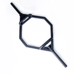 Barra Hexagonal Powder Coated BOXPT Negra -Fit Tienda barra hexagonal powder coated boxpt negra 1