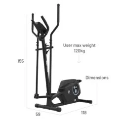 BODYTONE Bicicleta Elíptica DE30 Conectada Con Regulación Magnética Y Pantalla LCD -Fit Tienda bicicleta eliptica de30 conectada con regulacion magnetica y pantalla lcd 2