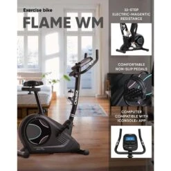 Bicicleta Estática Electromagnético Zipro Flame WM IConsole+ -Fit Tienda bicicleta estatica electromagnetico zipro flame wm iconsole 2