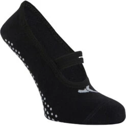 Calcetines Antideslizantes Pilates Bailarinas Negro -Fit Tienda calcetines antideslizantes pilates bailarinas negro 1