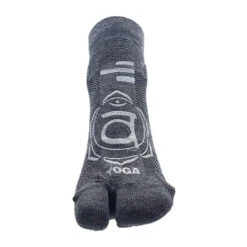 Calcetines De Yoga 1 Finger Adultos Antideslizantes Algodón Biológico Gris -Fit Tienda calcetines de yoga 1 finger adultos antideslizantes algodon biologico gris 2