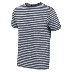 Regatta Camiseta Brayden Raya Pequeña Para Hombre Marino -Fit Tienda camiseta brayden raya pequea para hombre marino 2