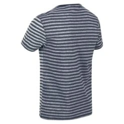Regatta Camiseta Brayden Raya Pequeña Para Hombre Marino -Fit Tienda camiseta brayden raya pequea para hombre marino 3