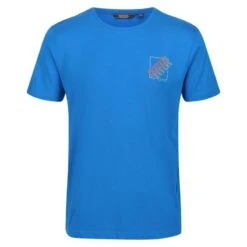 Regatta Camiseta Breezed Cuadrado Para Hombre Azul Imperial