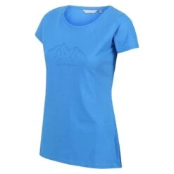 Regatta Camiseta Breezed II Montaña Para Mujer Azul Sonic -Fit Tienda camiseta breezed ii montaa para mujer azul sonic 3