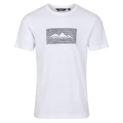 Regatta Camiseta Breezed Montaña Para Hombre Blanco