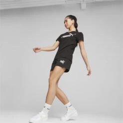 Camiseta Con Cuello De Pico Mujer Essentials PUMA -Fit Tienda camiseta con cuello de pico mujer essentials puma 4