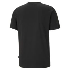 Camiseta Con Cuello En V Essentials Hombre PUMA Negro -Fit Tienda camiseta con cuello en v essentials hombre puma negro 4