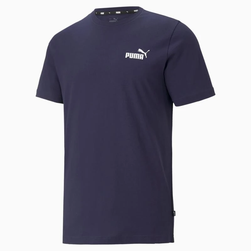 Camiseta Essentials Small Logo Hombre PUMA Negro 8 Camiseta Essentials Small Logo Hombre PUMA Negro - Imagen 6