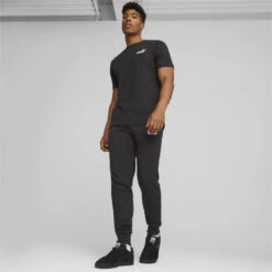 Camiseta Essentials Small Logo Hombre PUMA Negro 12 Camiseta Essentials Small Logo Hombre PUMA Negro -Fit Tienda camiseta essentials small logo hombre puma negro 4