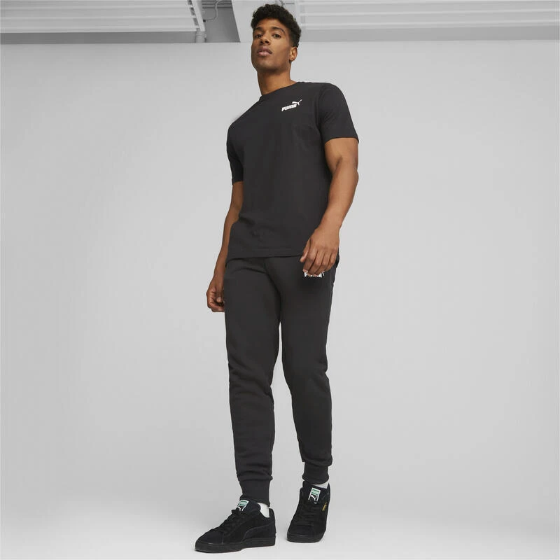 Camiseta Essentials Small Logo Hombre PUMA Negro 7 Camiseta Essentials Small Logo Hombre PUMA Negro - Imagen 5