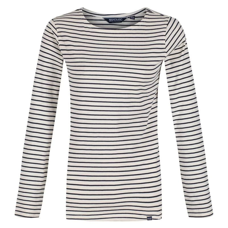 Regatta Camiseta Fernanda De Rayas Para Mujer Negro, Blanco 8 Regatta Camiseta Fernanda De Rayas Para Mujer Negro, Blanco - Imagen 6