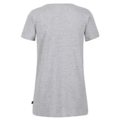 Regatta Camiseta Filandra VI Jaspeada Para Mujer Gris Plateado -Fit Tienda camiseta filandra vi jaspeada para mujer gris plateado 1