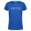 Regatta Camiseta Fingal VI Texto Para Mujer Azul Lapis -Fit Tienda camiseta fingal vi texto para mujer azul lapis