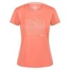Regatta Camiseta Fingal VI Texto Para Mujer Coral Fusión -Fit Tienda camiseta fingal vi texto para mujer coral fusion