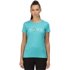 Regatta Camiseta Fingal VI Tierra Para Mujer Turquesa -Fit Tienda camiseta fingal vi tierra para mujer turquesa 3