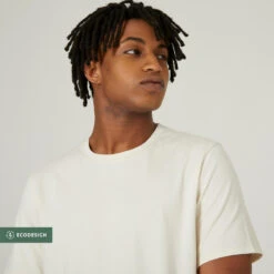 Camiseta Fitness 500 Hombre No Dye Regular -Fit Tienda camiseta fitness 500 hombre no dye regular 4