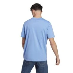 Camiseta Fitness Adidas Hombre Azul -Fit Tienda camiseta fitness adidas hombre azul 3