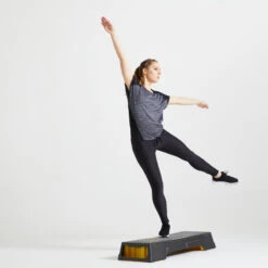 Camiseta Fitness Manga Corta Mujer Domyos 120 Negro -Fit Tienda camiseta fitness manga corta mujer domyos 120 negro 2