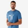 Camiseta Fitness Puma Hombre Azul Algodón Manga Corta -Fit Tienda camiseta fitness puma hombre azul algodon manga corta