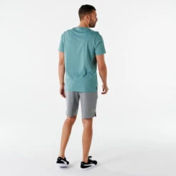 Camiseta Fitness Puma Hombre Verde Manga Corta Algodón -Fit Tienda camiseta fitness puma hombre verde manga corta algodon 2