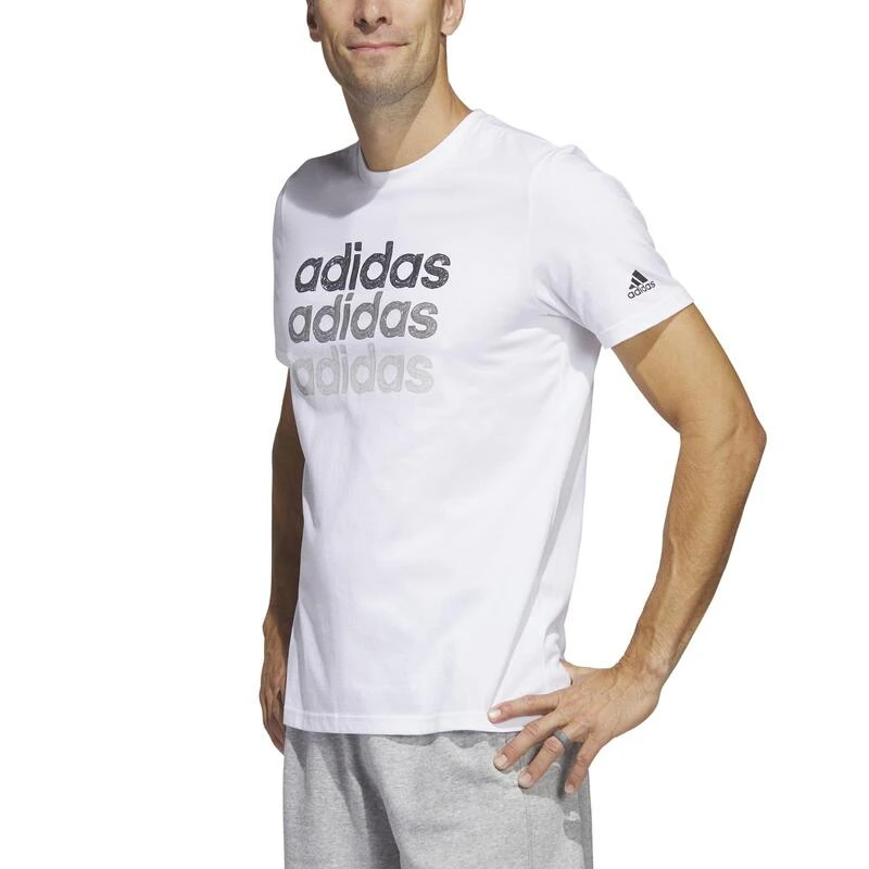 Camiseta Fitness Soft Training Adidas Hombre Blanco 4 Camiseta Fitness Soft Training Adidas Hombre Blanco - Imagen 2