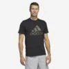 Camiseta Fitness Soft Training Adidas Hombre Negro Camuflaje -Fit Tienda camiseta fitness soft training adidas hombre negro camuflaje