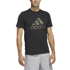 Camiseta Fitness Soft Training Adidas Hombre Negro Camuflaje -Fit Tienda camiseta fitness soft training adidas hombre negro camuflaje 2