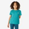 Camiseta Gimnasia Deportiva Manga Corta Algodón Niños Domyos 500 Verde -Fit Tienda camiseta gimnasia deportiva manga corta algodon nios domyos 500 verde