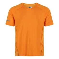 Regatta Camiseta Highton Pro Logotipo Para Hombre Rojo Fuego -Fit Tienda camiseta highton pro logotipo para hombre naranja llama