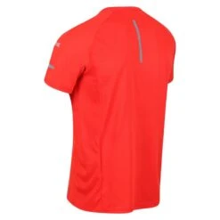 Regatta Camiseta Highton Pro Logotipo Para Hombre Rojo Fuego -Fit Tienda camiseta highton pro logotipo para hombre rojo fuego 2