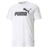 Camiseta Hombre PUMA Essentials Logo Blanco -Fit Tienda camiseta hombre puma essentials logo blanco