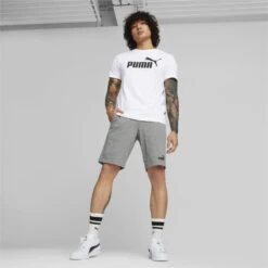 Camiseta Hombre PUMA Essentials Logo Blanco -Fit Tienda camiseta hombre puma essentials logo blanco 9