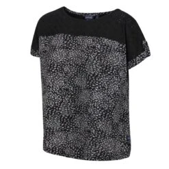 Regatta Camiseta Jaida Abstracto Para Mujer Negro -Fit Tienda camiseta jaida abstracto para mujer negro 3