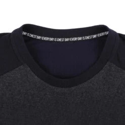 Camiseta Manga Corta Hombre Musculación Domyos Chest Day Negra -Fit Tienda camiseta manga corta hombre musculacion domyos chest day negra 3