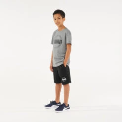 Camiseta Manga Corta Puma Gimnasia Niño Y Niña Gris 8 Camiseta Manga Corta Puma Gimnasia Niño Y Niña Gris -Fit Tienda camiseta manga corta puma gimnasia nio y nia gris 2