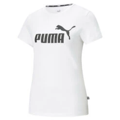 Camiseta Mujer PUMA Essentials Logo Gris -Fit Tienda camiseta mujer puma essentials logo blanco