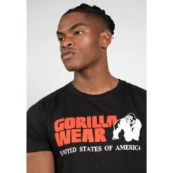 Camiseta Musculación Manga Corta Algodón Hombre GORILLA WEAR Classic Negro 12 Camiseta Musculación Manga Corta Algodón Hombre GORILLA WEAR Classic Negro -Fit Tienda camiseta musculacion manga corta algodon hombre gorilla wear classic negro 4