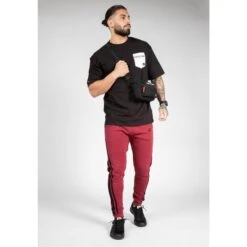 Camiseta Musculación Manga Corta Hombre GORILLA WEAR Dover Negro -Fit Tienda camiseta musculacion manga corta hombre gorilla wear dover negro 2