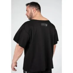 Camiseta Musculación Manga Corta Hombre GORILLA WEAR Sheldon Negro -Fit Tienda camiseta musculacion manga corta hombre gorilla wear sheldon negro 1