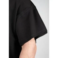 Camiseta Musculación Manga Corta Hombre GORILLA WEAR Sheldon Negro -Fit Tienda camiseta musculacion manga corta hombre gorilla wear sheldon negro 4