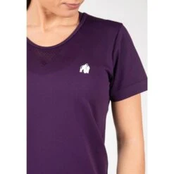 Camiseta Musculación Manga Corta Mujer GORILLA WEAR Neiro Morado 12 Camiseta Musculación Manga Corta Mujer GORILLA WEAR Neiro Morado -Fit Tienda camiseta musculacion manga corta mujer gorilla wear neiro morado 4