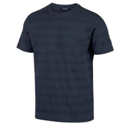 Regatta Camiseta Prestyn De Rayas Para Hombre Marino -Fit Tienda camiseta prestyn de rayas para hombre marino 3