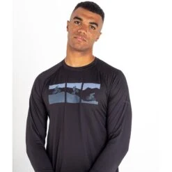 Dare 2b Camiseta Righteous II Ciclismo De Manga Larga Para Hombre Negro -Fit Tienda camiseta righteous ii ciclismo de manga larga para hombre negro 3