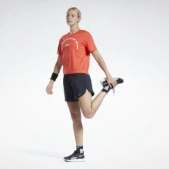 Camiseta Running Manga Corta Speedwick Mujer Reebok Graphic Rojo -Fit Tienda camiseta running manga corta speedwick mujer reebok graphic rojo 3